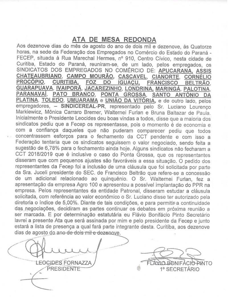 ATA MESA FECEP E SINDICEREAL