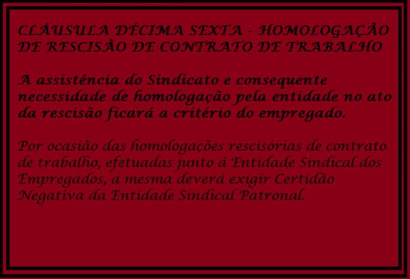 HOMOLOGAÇÃO