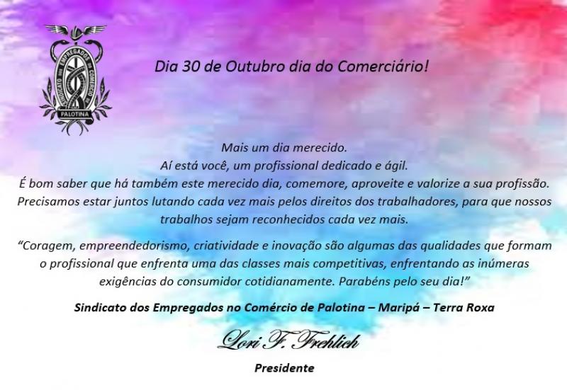 DIA DO COMERCIARIO