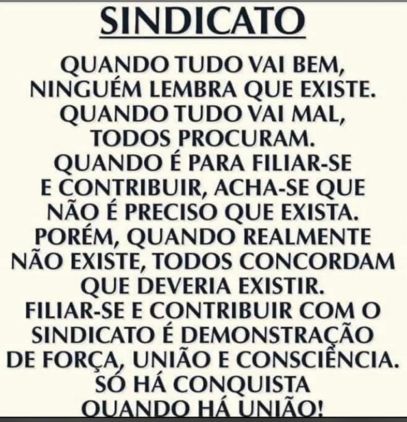 SINDICATO É ASSIM
