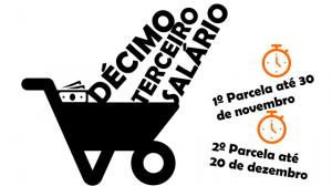 decimo+terceiro  DATAS DAS PARCELAS