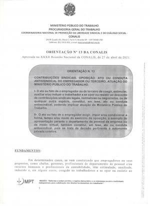 CONALIS OPOSIÇÃO
